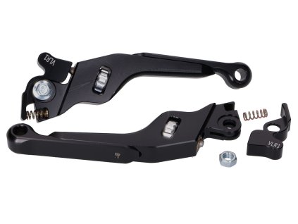 305523 1 sada nastavitelnych cnc brzdovych pacek cerna gilera runner vespa gts gtv