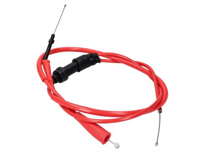 42833-R - throttle cable Doppler PTFE red for Derbi Senda 00-, Gilera SMT, RCR -05