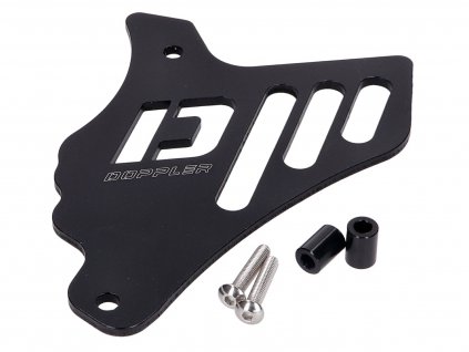 42857-BK - front sprocket cover Doppler black for Minarelli AM, Generic, KSR-Moto, Keeway, Motobi, Ride