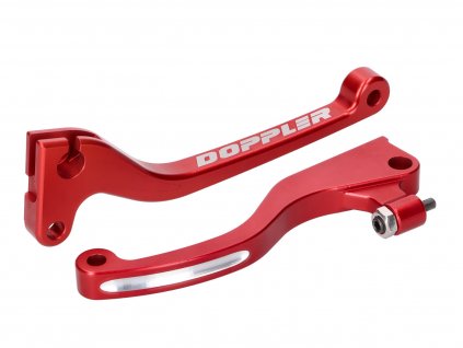 42884-RE - brake and clutch lever set Doppler CNC red for Sherco SE, SM 11- (w/ J.Juan brake)