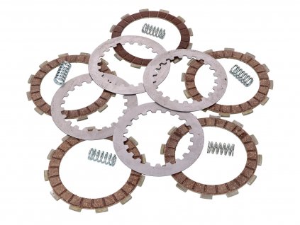 MVT-EMB20 - clutch disc / friction plate set MVT reinforced for Derbi EBE, EBS, D50B