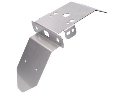 43008 - number plate holder stainless steel for Derbi Senda, Aprilia RX