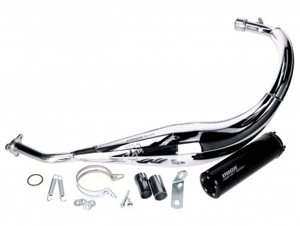 VCR-RD15184/BK - exhaust VOCA Chromed 50/70cc black silencer for Sherco 50 SM-R, SE-R 2014-