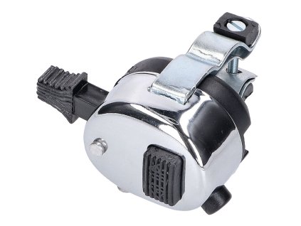 Přepínač na řidítka - chromovaný, 3 funkce, univerzální Puch, Sachs, Kreidler moped