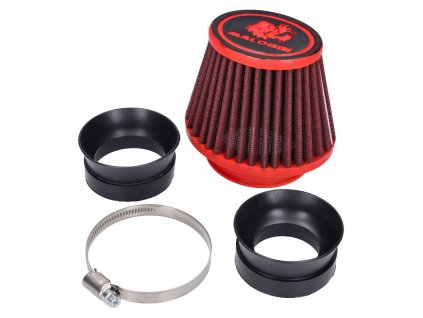 Vzduchový filtr Malossi red filter E18 racing, Dellorto PHBH, Mikuni, Keihin (kratší)