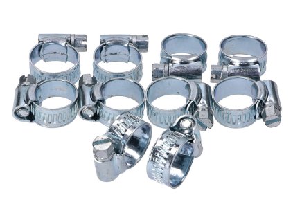 43529 - hose clamp set 10-16mm 10-piece