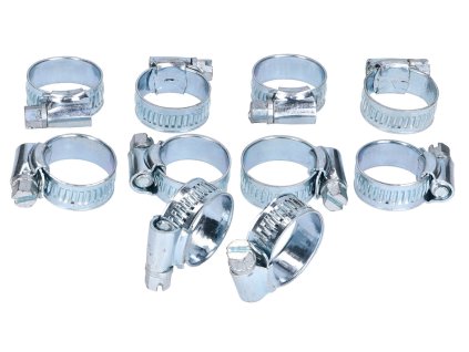 Sada hadicových spon 12-20mm 10ks