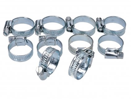 43532 - hose clamp set 18-25mm 10-piece