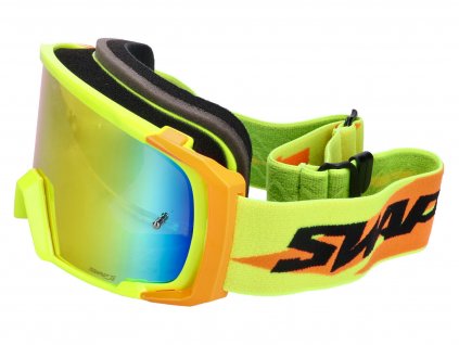 43278-YO - MX goggle SWAPS yellow / orange - iridium orange