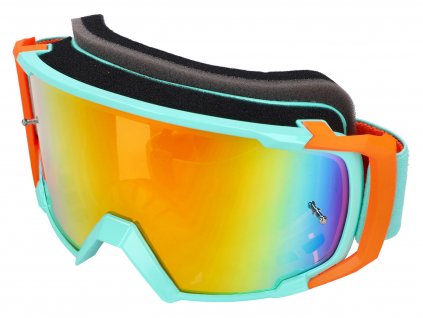 43290-BO - MX goggle S-Line Scrub blue / orange - iridium orange