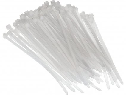 43897 - cable ties 140x3.6mm transparent - set of 100 pcs