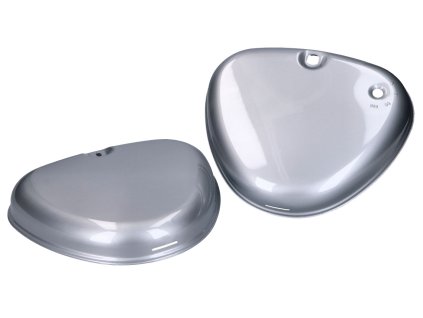 Sada bočních krytů stříbrná metalíza, Simson S50, S51, S70