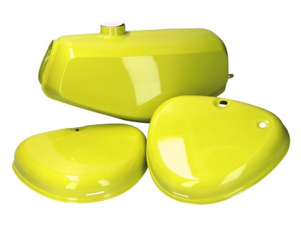Nádrž a boční kryty, canola žlutá, Simson S50, S51, S70
