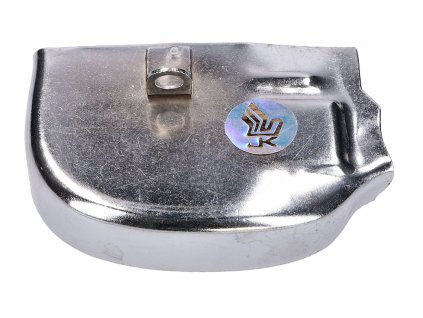 44044 - selector box cover RMS chrome for Vespa PX 80-200 PE Lusso, Cosa, 125 GTR, 150 Sprint, Super, Rally