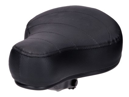 Sedlo ploché 60mm černé prošívané, Puch, Kreidler, Zündapp, Hercules, Vespa, Tomos, MBK mopedy