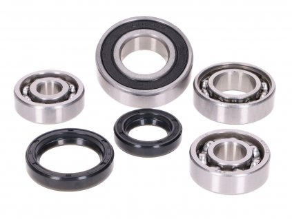 42780 - gearbox bearing set w/ oil seals for Minarelli short type