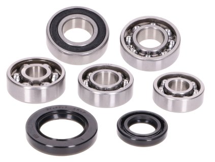 42785 - gearbox bearing set w/ oil seals for Honda Bali, Scoopy, SFX, X8R 50cc 2-stroke