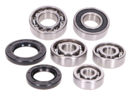 42792 - gearbox bearing set w/ oil seals for Yamaha X-Max, X-City, Aprilia Leonardo, Malaguti Madison 250-300 4-stroke LC