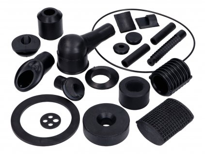 43376 - small part kit rubber, black for Vespa PX, PE 125-200