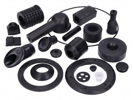 43379 - small part kit rubber, black for Vespa GL, Sprint 150