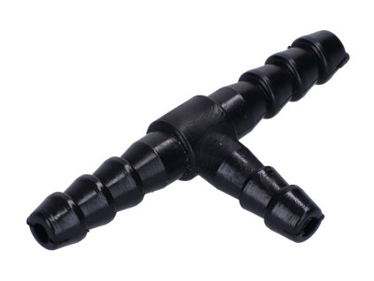 T-kus pro hadičku černý 6mm