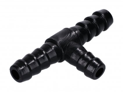 43383 - fuel hose T-piece / T-fitting black 8mm