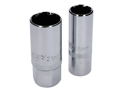 Sada nástrčných klíčů na svíčku 1/2" 16mm, 21mm