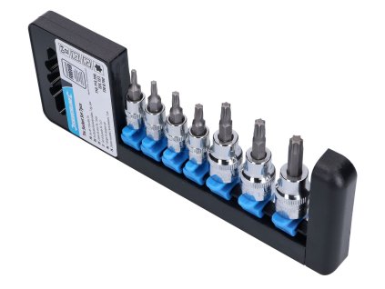 Sada bitů na golu,T10-T40 1/4, 3/8" 7ks