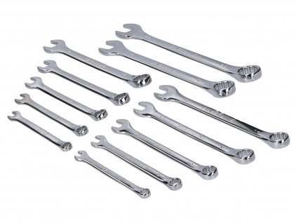 43450 - combination spanner set metric 6-22mm 12-piece