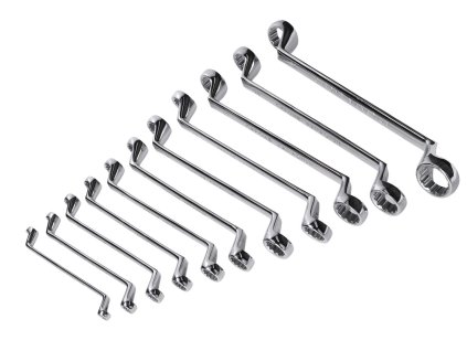Sada stranových klíčů Silverline Z tvar, 6-32mm 12ks