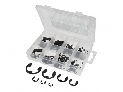 43516 - shaft circlip / snap ring assortment DIN6799 3-19mm 135-piece