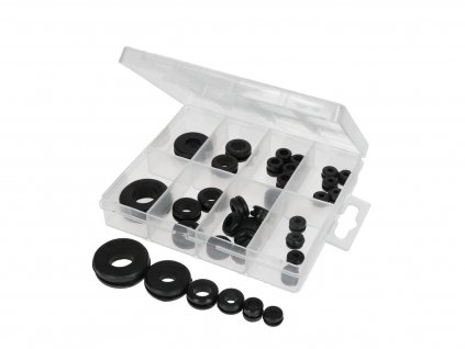 43517 - rubber cable grommet assortment 35-piece