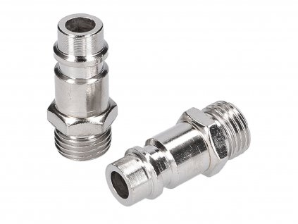 43346 - air line quick connector set 1/4 inch BSP male 2-piece