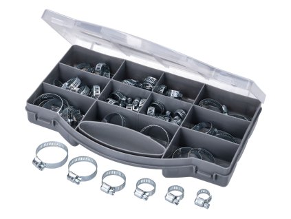 Sada hadicových spon 10-25mm 60ks