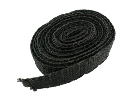 Termopáska na výfuk do 1100°C, 25x3800mm, černá