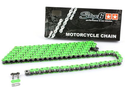 Řetěz Stage6 420 / 140 článků, neonově zelený