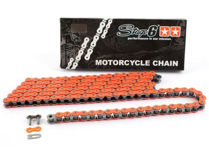 Řetěz Stage6 420 / 140 článků, oranžový