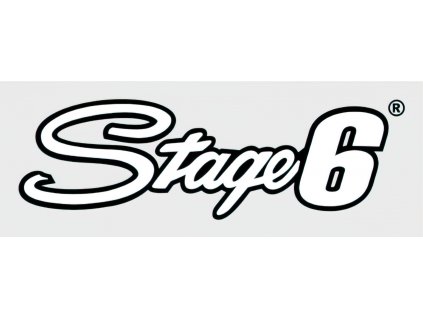 Samolepka Stage6 20x6cm bílá