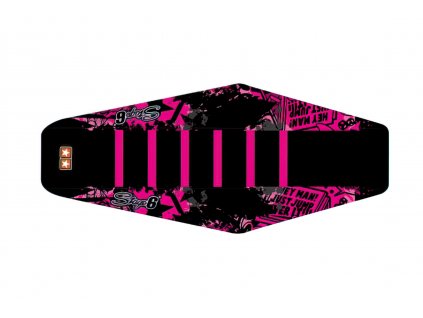Potah sedla Stage6 (plný) černo - růžový Derbi X-Treme/ X-Race od 2011