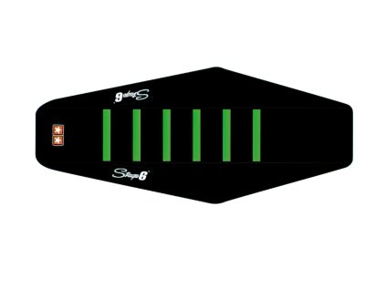 Potah sedla Stage6 černo - zelený Derbi X-Treme/ X-Race od 2011