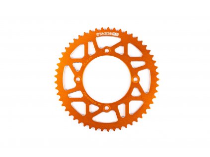 Rozeta 53 zubů - 420 Stage6 alu CNC oranžová Beta RR