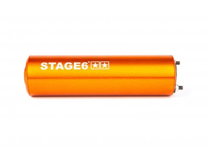 Koncovka výfuku Stage6 50 - 80ccm (pravá strana) oranžová