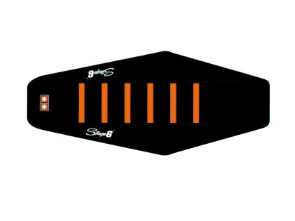 Potah sedla Stage6 černo - oranžový Beta RR