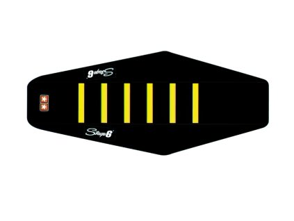 Potah sedla Stage6 černo - žlutý Yamaha DT