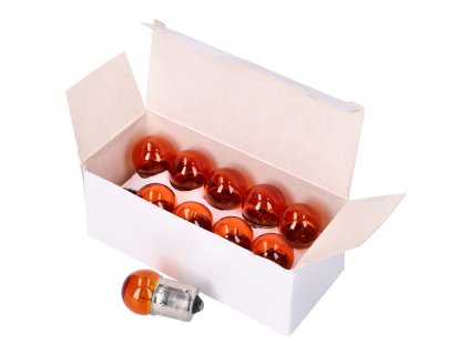 38893-10 - turn signal bulb orange RY10W BAU15s 12V 10W 10pcs