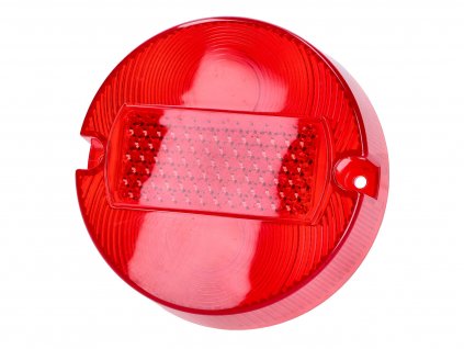 48815 - rear light lens 100mm red color for Simson S50, S51, S70, KR50, KR51, Schwalbe w/o e-mark