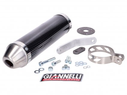 GI-33653HF - silencer Giannelli carbon for Derbi DRD Edition 50 SM 05