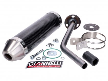 GI-34629HF - silencer Giannelli carbon for Aprilia RX 50 99/04, MX 50 02/04