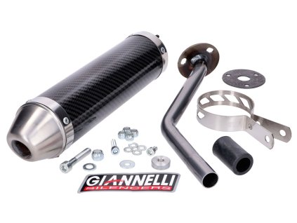 Koncovka výfuku Giannelli karbon, Rieju MRX, SMX, RRX 50 02/03