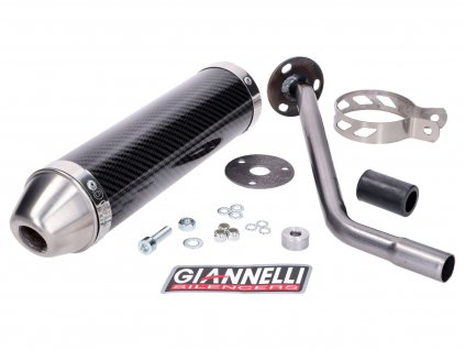 GI-34692HF - Endschalldämpfer Giannelli carbon mit ABE für Beta RR 50 Motard12, RR 50 Enduro,